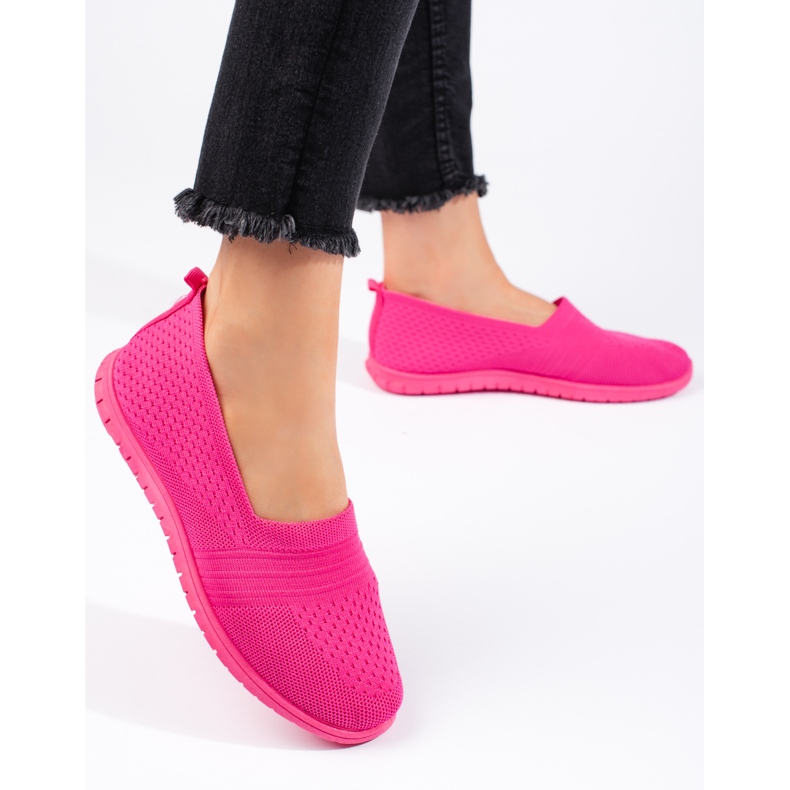 Rosa Slip-on-Sportschuhe