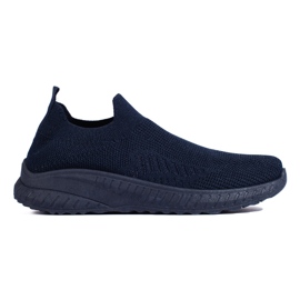Slip-On-Sportschuhe für Damen, Marineblau