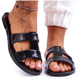 Frauen veganer Flip -Flops Zaxy JJ285263 Schwarz