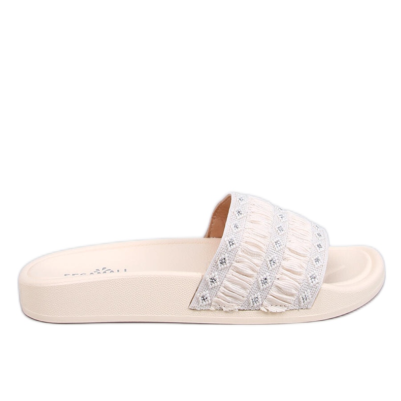 Diakis Beige Damen-Flip-Flops