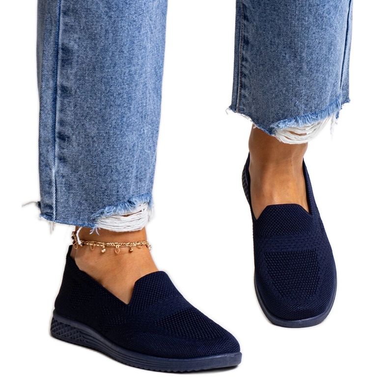 Marineblaue Abadly-Slip-On-Sneaker