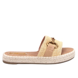 Maters Khaki Espadrille-Flip-Flops beige
