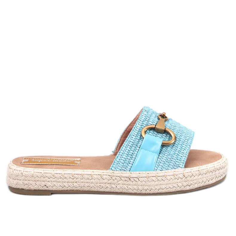 Maters Espadrille-Flip-Flops blau
