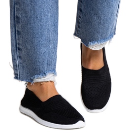 Schwarze Shalha-Slip-On-Sneaker