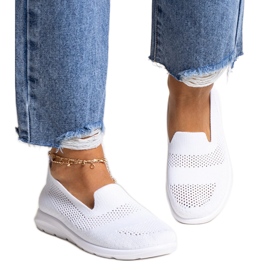 Weiße Sneakers von Rahim mit Schaumstoffsohle
