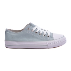 Damen Material Classic Low Sneakers Mint Lennabella blau