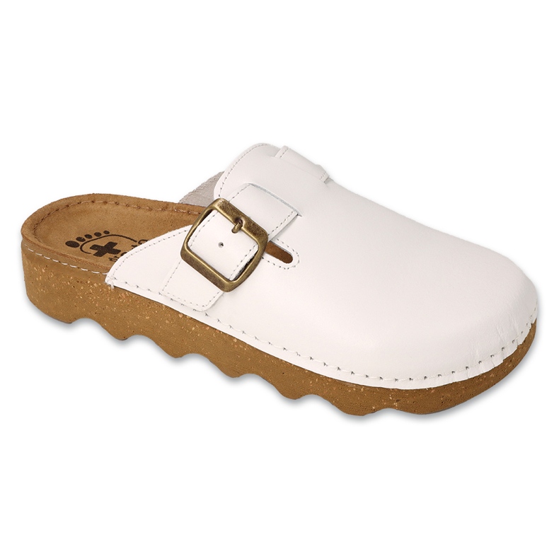 Dr.ORTO Befado Damenhausschuhe mit Lederboden 179D004 weiß