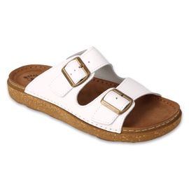 Dr.ORTO Befado Herrenhausschuhe, Lederboden, 179M003, weiß