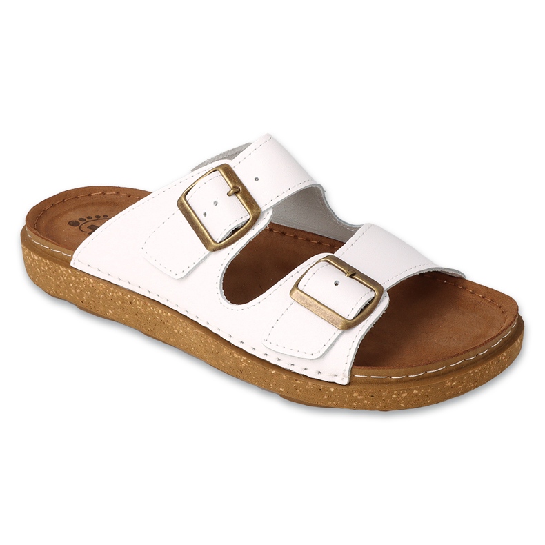 Dr.ORTO Befado Herrenhausschuhe, Lederboden, 179M003, weiß