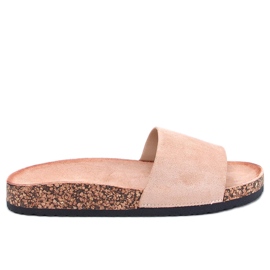 Freys Khaki-Flip-Flops aus Kork beige