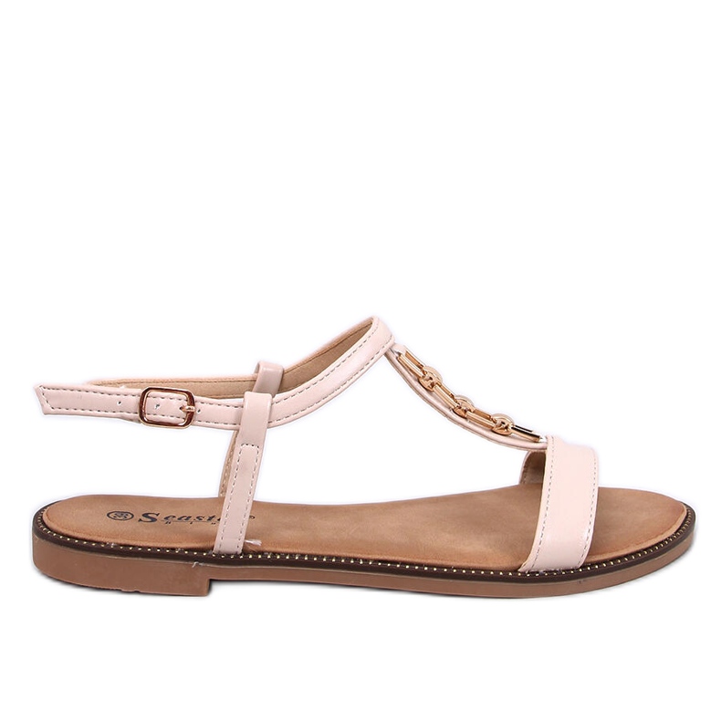 Luzzi Beige Damensandalen