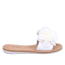 Weiche Flip-Flops mit weißen Diaye-Blumen