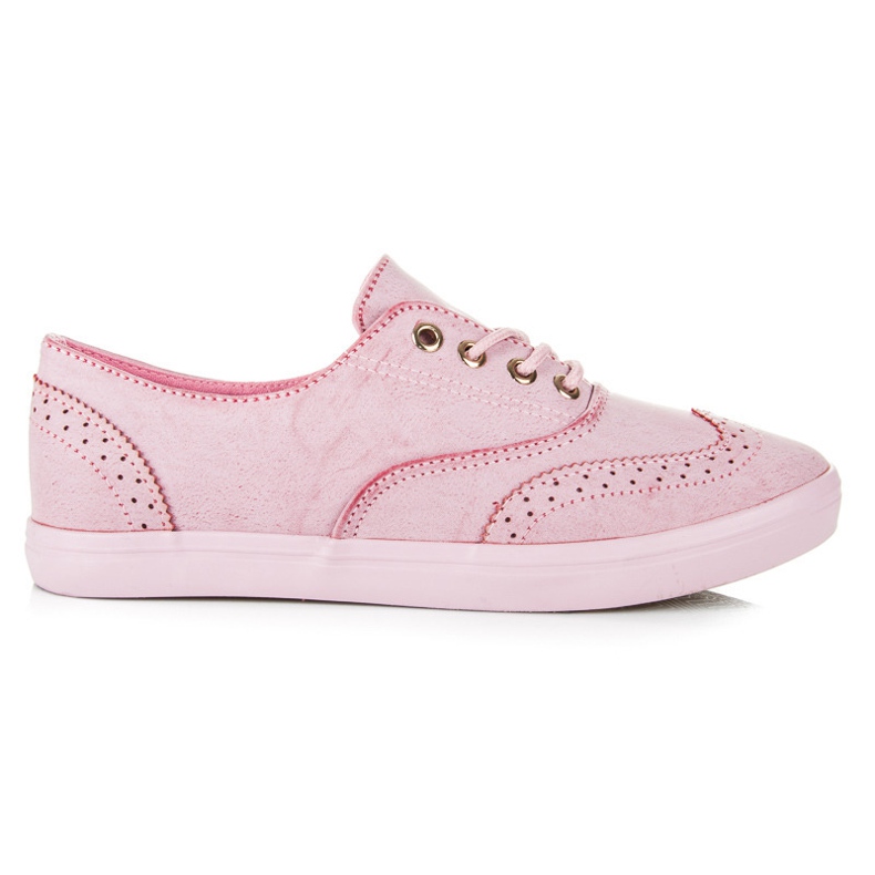 Marquiz Gebundene Turnschuhe für Damen rosa