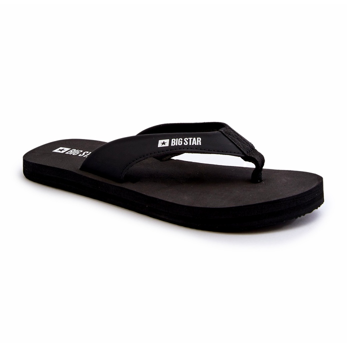 Leichte Damen-Flip-Flops aus Schaumstoff Big Star NN274A718 Schwarz