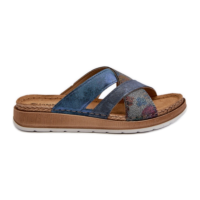 Bequeme leichte Damen-Flip-Flops Inblu GS000052 Marineblau