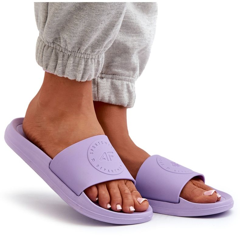 Damen-Flip-Flops 4FMM00FFLIF045-52S Lila violett