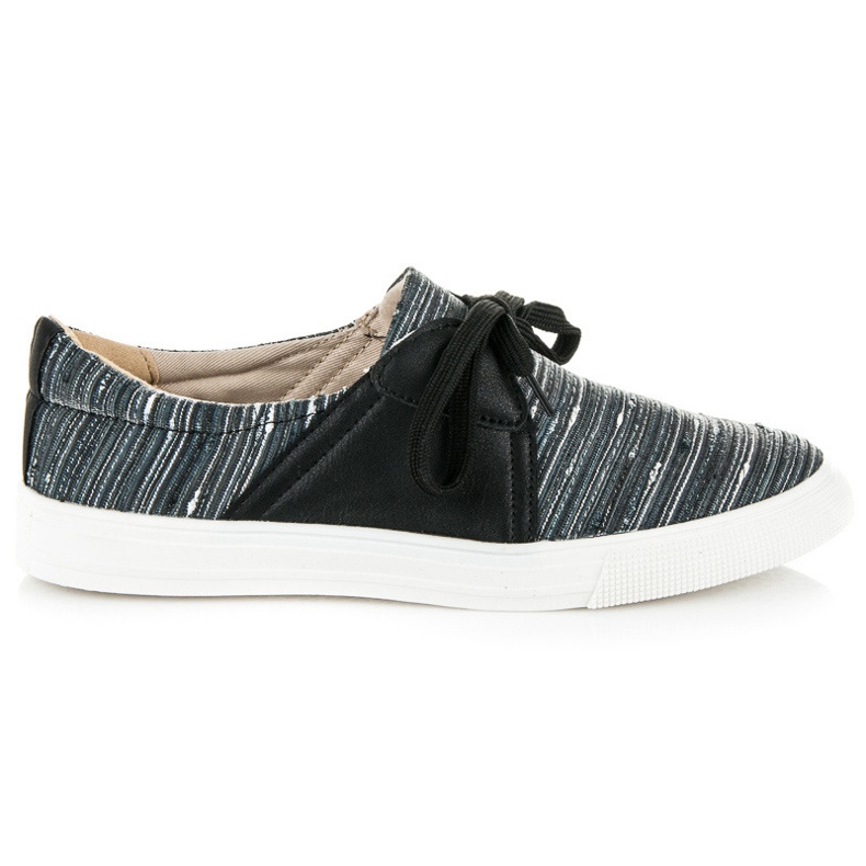 Kylie Turnschuhe mit ethnischem Muster schwarz