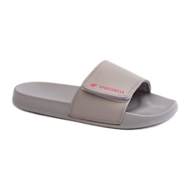 Damen-Flip-Flops 4FMM00FFLIF031A-25S Grau