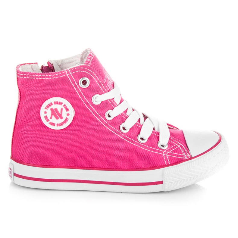 New Age Kinderschuhe am Zipper rosa