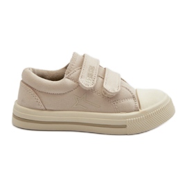 Kinder-Sneaker mit Klettverschluss Big Star NN374112 Beige
