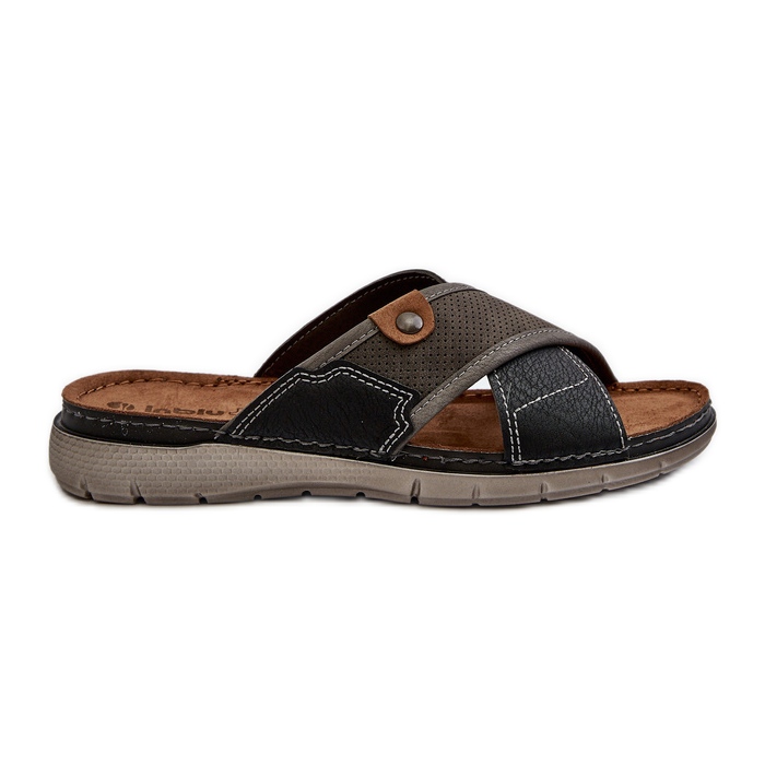 Bequeme Herren-Flip-Flops Inblu VI000009 Grau