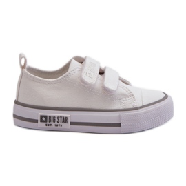 Kinder-Sneaker mit Klettverschluss Big Star LL374016 Weiß