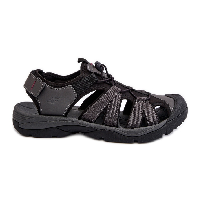 Bequeme Herrensandalen 4FRSS24FSANM058-23S Grau