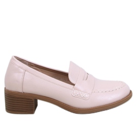 Sylvai Beige Pumps mit weitem Absatz