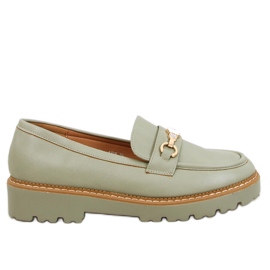 Nivetti Green Plateau-Loafer grün