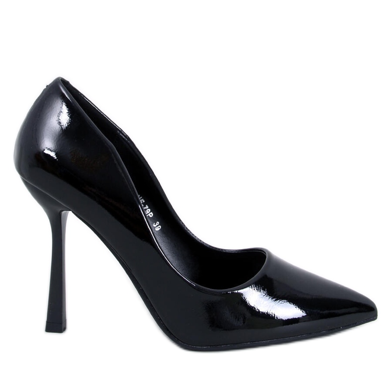 Anika Schwarz lackierte Damen High Heels