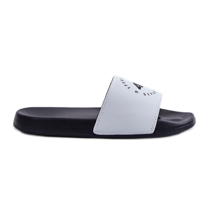 Damen-Flip-Flops 4FMM00FFLIF044A-10S Weiß und Schwarz