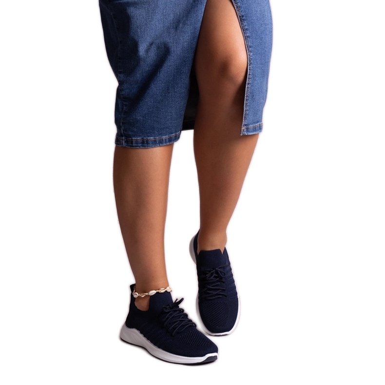 Marineblaue Sport-Sneaker von Muaza