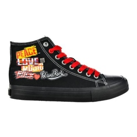Herren-High-Top-Sneaker – 30. Pol 'AND'ROCK X Big Star OO174801 – Vorverkauf schwarz