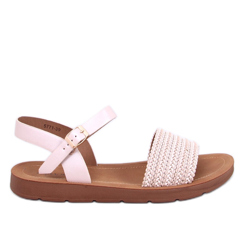 Salinon OFF-WHITE Sandalen im Boho-Stil beige