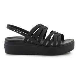 Crocs Brooklyn Strappy Lowwdg Sandalen 206751-001 schwarz