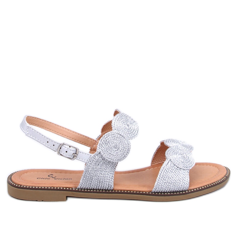 Raulet Silver Damensandalen silber-