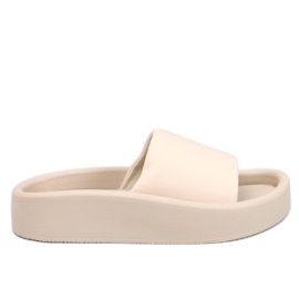 Weiche Damenhausschuhe Fontes Beige