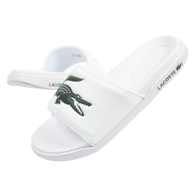 Lacoste Croco Dualiste Flip-Flops 201R5 743CMA00201R5 weiß