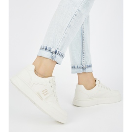 Beige Turnschuhe für Damen