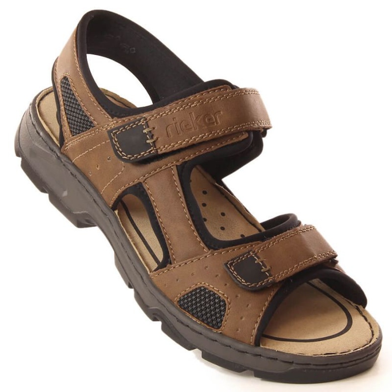 Klettsandalen Rieker M 26156-25 RKR447B braun