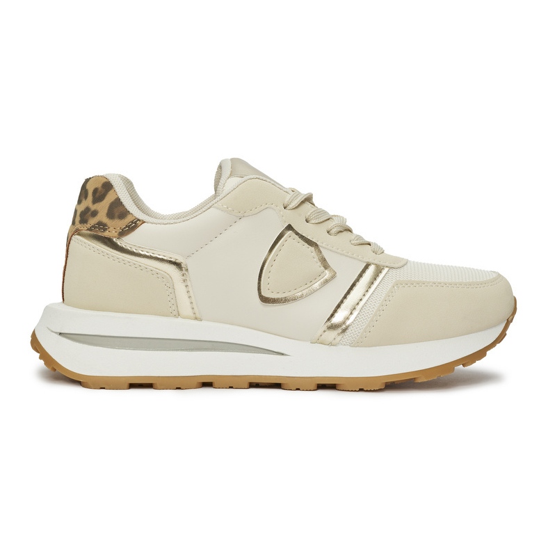 Beige Sportschuhe für Damen