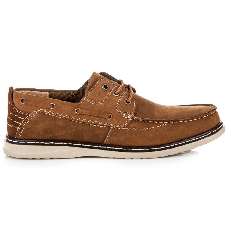 New Age Loafer mit Schnürung braun