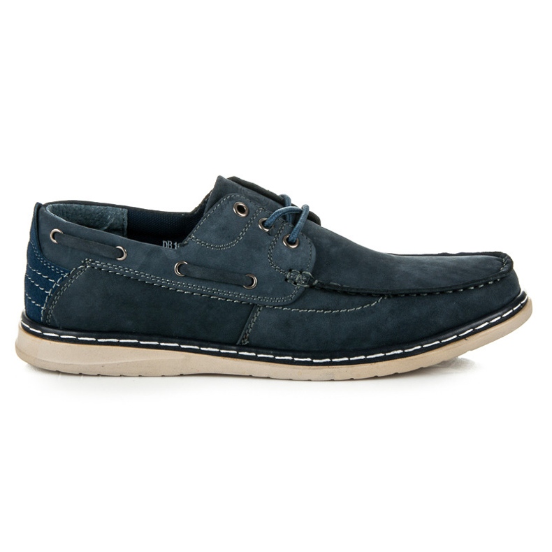 New Age Loafer mit Schnürung blau