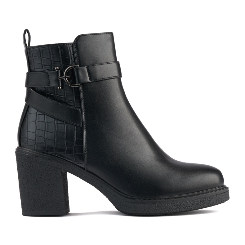 Schwarze Damenstiefeletten