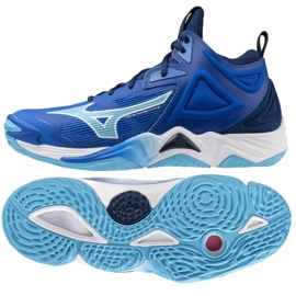 Mizuno Wave Momentum 3 Mid V1GA231701 Schuhe blau