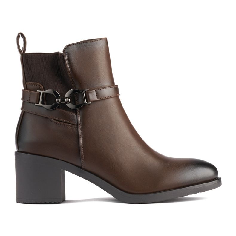 Braune Damenstiefeletten