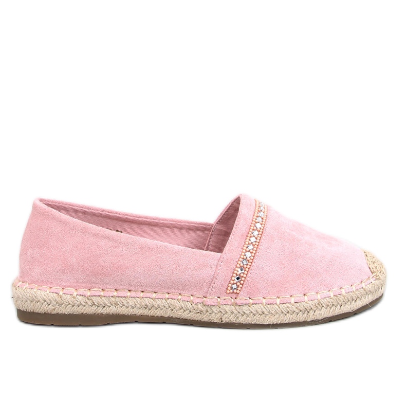 Etance Pink Damen-Espadrilles rosa