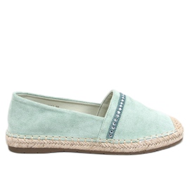 Etance Green Damen-Espadrilles grün