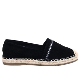 Etance Schwarze Damen-Espadrilles