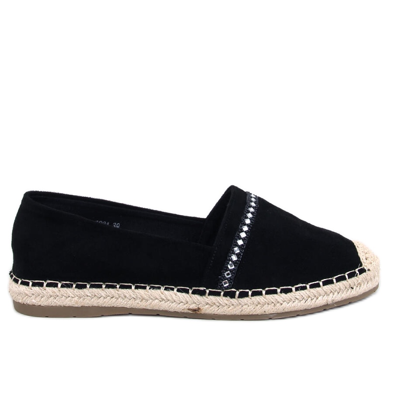 Etance Schwarze Damen-Espadrilles